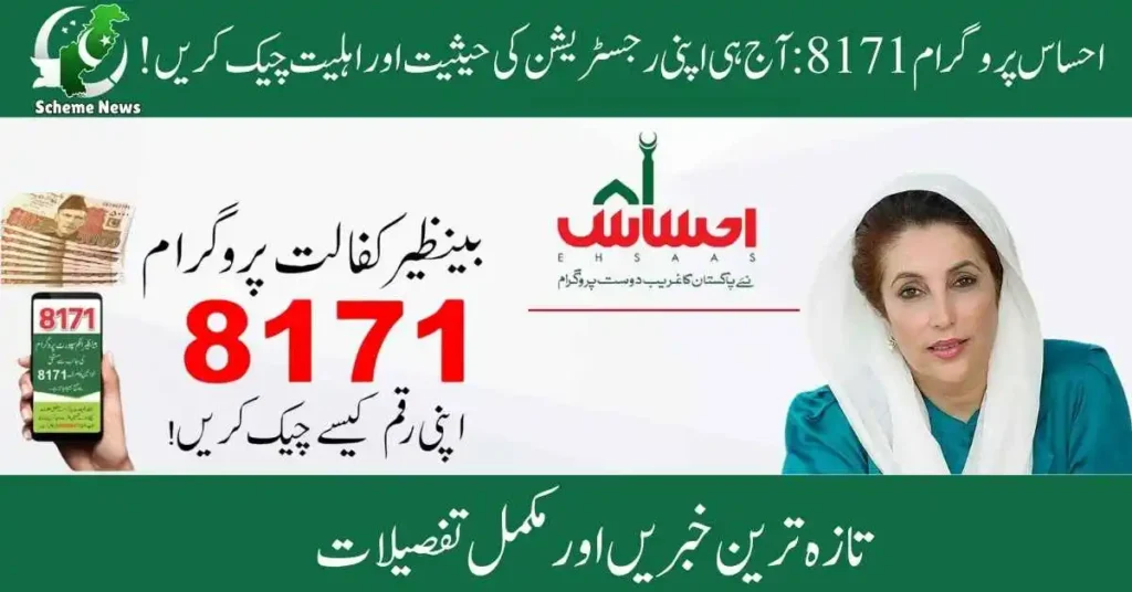 Ehsaas Program 8171 eligibility check online 2025. Check registration status for Ehsaas Program 8171 instantly. Ehsaas Program 8171 CNIC verification and update.