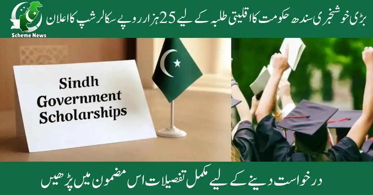 Sindh Minority Student Scholarship online application form 2025 Eligibility criteria for Sindh Minority Student Scholarship for college students How to get Sindh Minority Student Scholarship for school and university students.